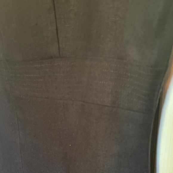 Chic Black Sleeveless A-line Dress - Picture 3 of 5